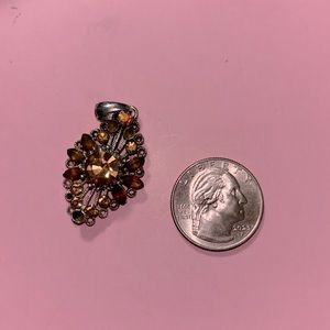 Large citrine pendant